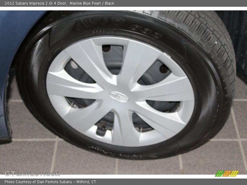 Marine Blue Pearl / Black 2012 Subaru Impreza 2.0i 4 Door