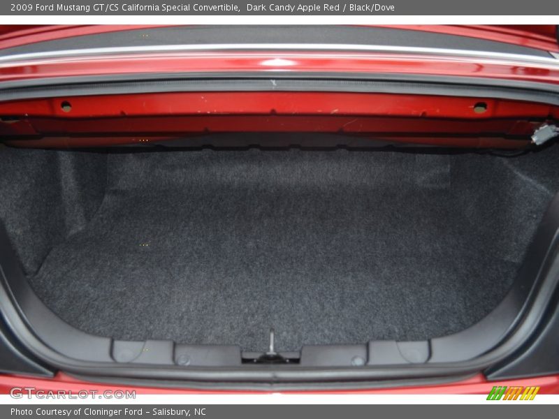  2009 Mustang GT/CS California Special Convertible Trunk