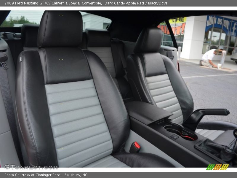 Dark Candy Apple Red / Black/Dove 2009 Ford Mustang GT/CS California Special Convertible