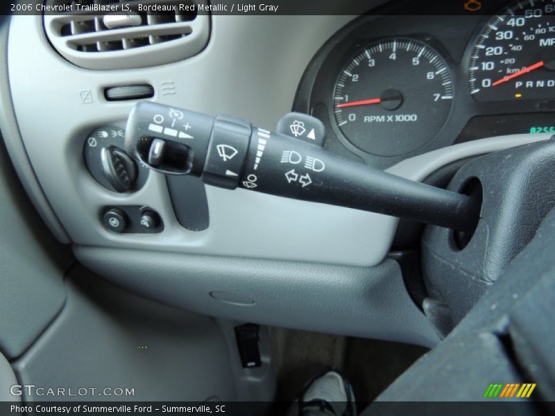 Bordeaux Red Metallic / Light Gray 2006 Chevrolet TrailBlazer LS