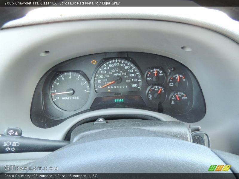 Bordeaux Red Metallic / Light Gray 2006 Chevrolet TrailBlazer LS