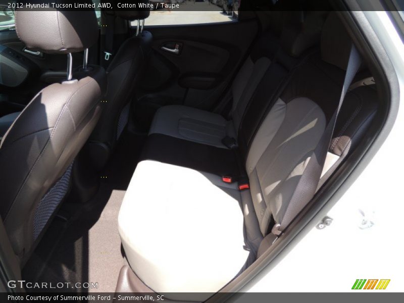 Cotton White / Taupe 2012 Hyundai Tucson Limited AWD