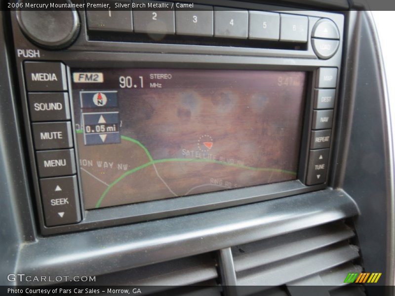 Navigation of 2006 Mountaineer Premier