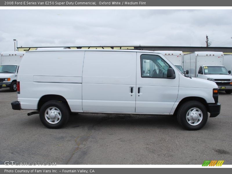 Oxford White / Medium Flint 2008 Ford E Series Van E250 Super Duty Commericial