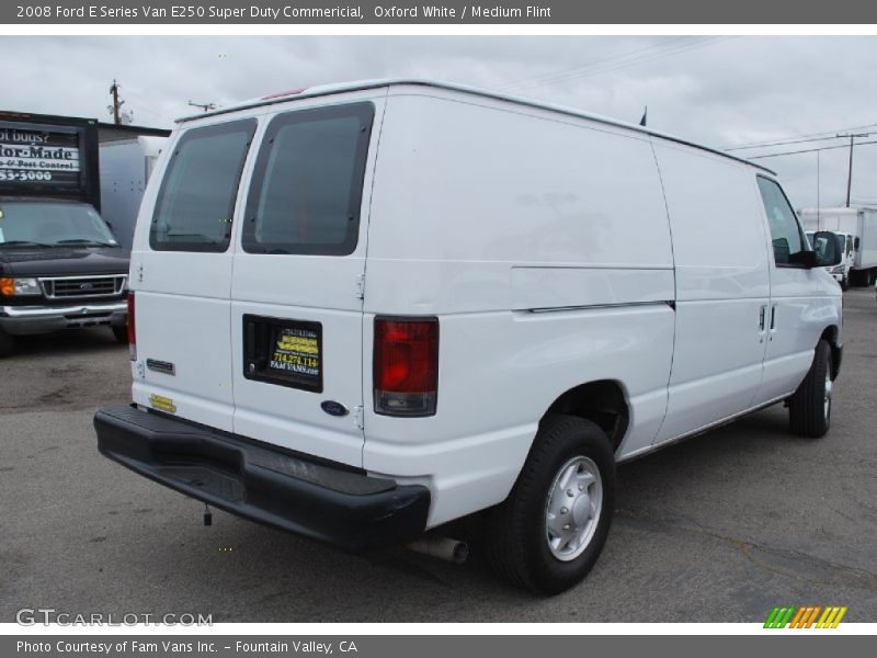 Oxford White / Medium Flint 2008 Ford E Series Van E250 Super Duty Commericial