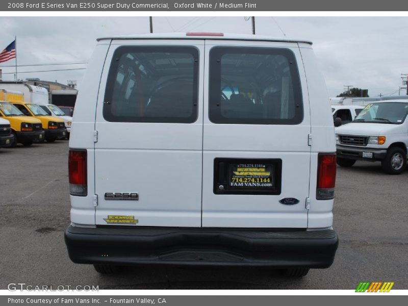 Oxford White / Medium Flint 2008 Ford E Series Van E250 Super Duty Commericial