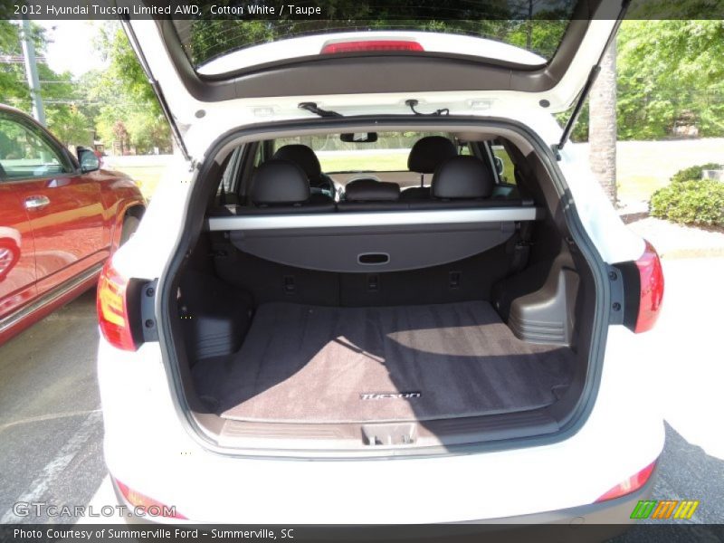 Cotton White / Taupe 2012 Hyundai Tucson Limited AWD