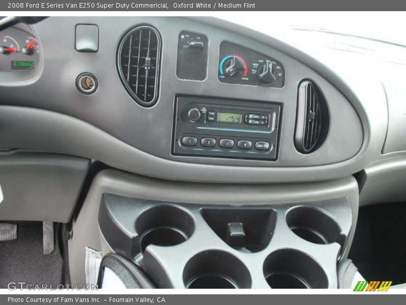Oxford White / Medium Flint 2008 Ford E Series Van E250 Super Duty Commericial
