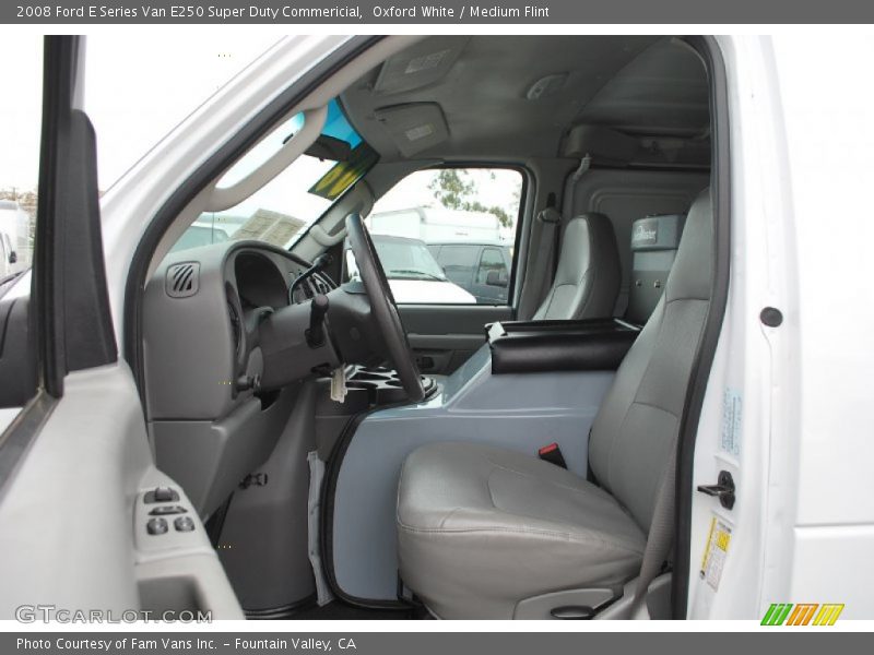 Oxford White / Medium Flint 2008 Ford E Series Van E250 Super Duty Commericial