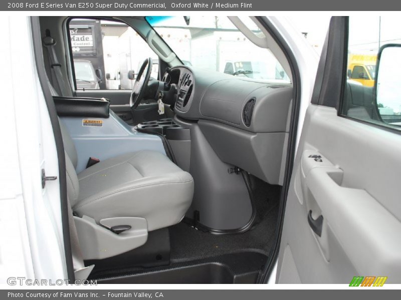 Oxford White / Medium Flint 2008 Ford E Series Van E250 Super Duty Commericial
