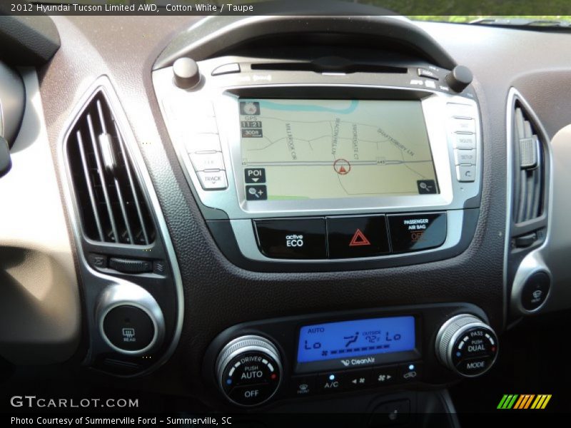 Cotton White / Taupe 2012 Hyundai Tucson Limited AWD