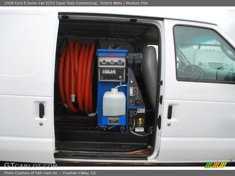 Oxford White / Medium Flint 2008 Ford E Series Van E250 Super Duty Commericial