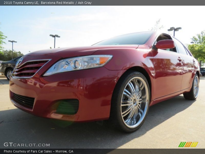 Barcelona Red Metallic / Ash Gray 2010 Toyota Camry LE