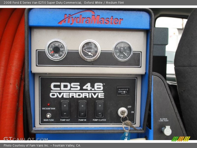 Oxford White / Medium Flint 2008 Ford E Series Van E250 Super Duty Commericial