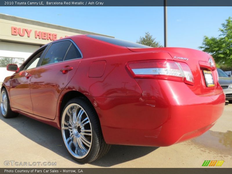 Barcelona Red Metallic / Ash Gray 2010 Toyota Camry LE