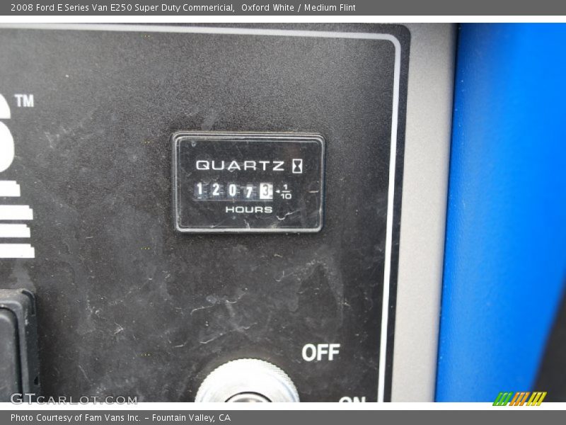 Oxford White / Medium Flint 2008 Ford E Series Van E250 Super Duty Commericial