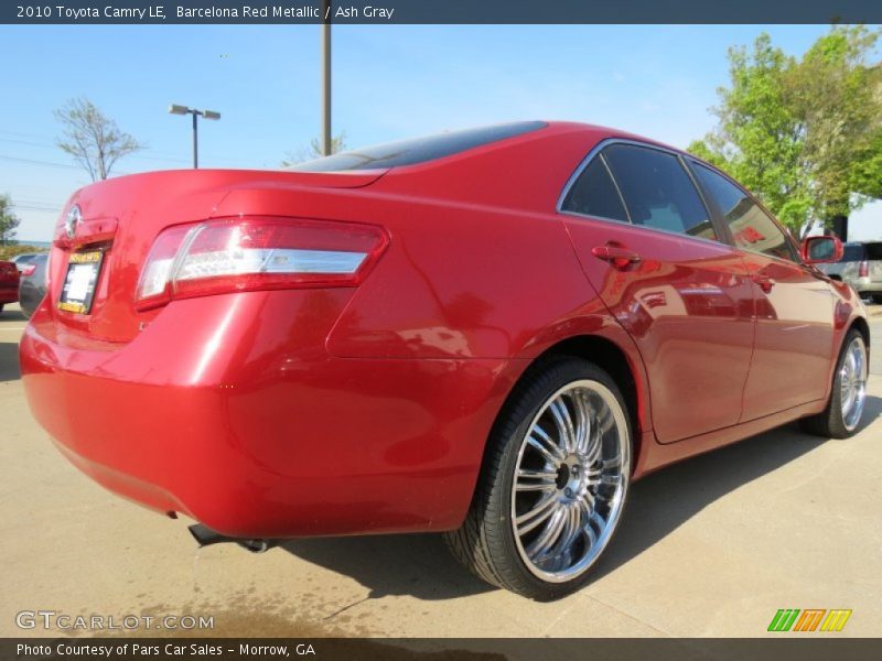 Barcelona Red Metallic / Ash Gray 2010 Toyota Camry LE