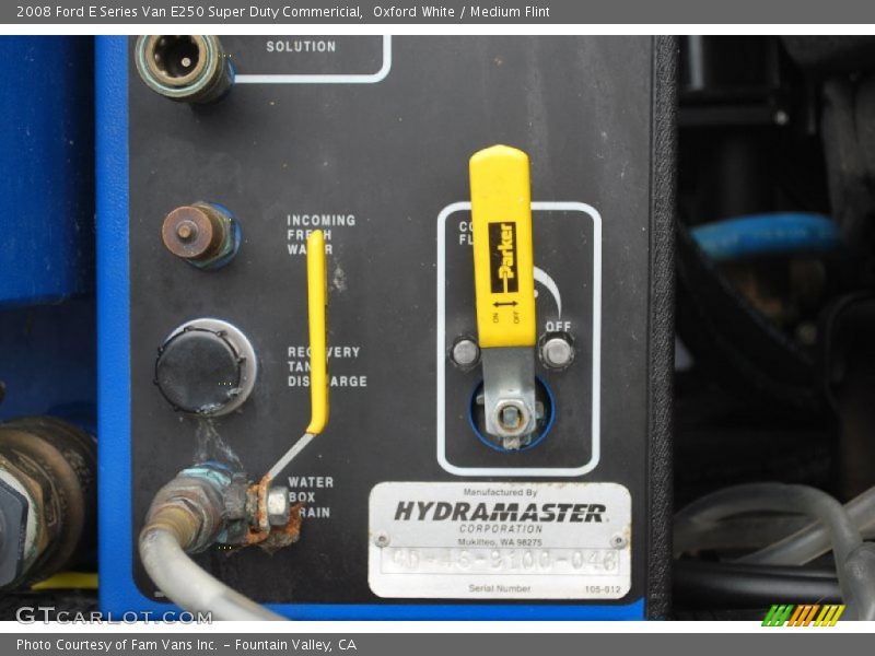 Oxford White / Medium Flint 2008 Ford E Series Van E250 Super Duty Commericial
