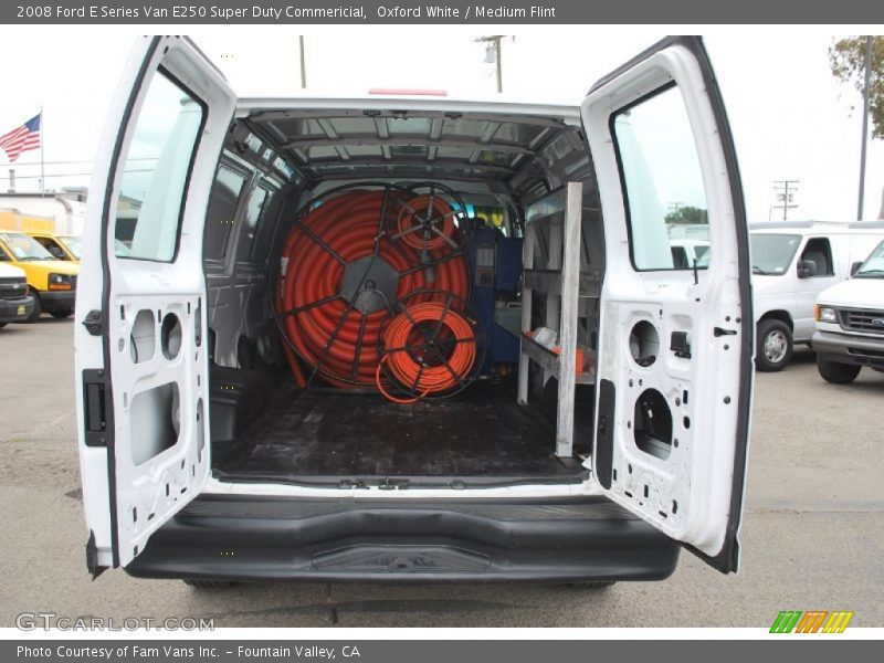 Oxford White / Medium Flint 2008 Ford E Series Van E250 Super Duty Commericial