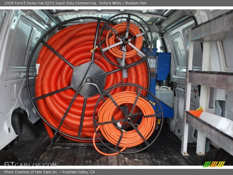 Oxford White / Medium Flint 2008 Ford E Series Van E250 Super Duty Commericial