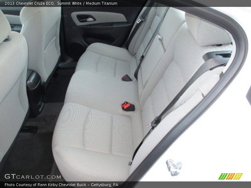 Rear Seat of 2013 Cruze ECO