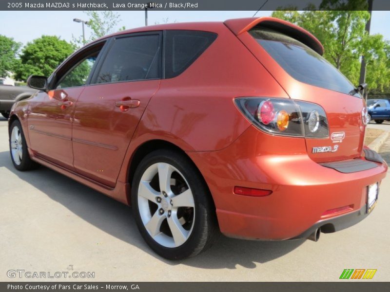  2005 MAZDA3 s Hatchback Lava Orange Mica