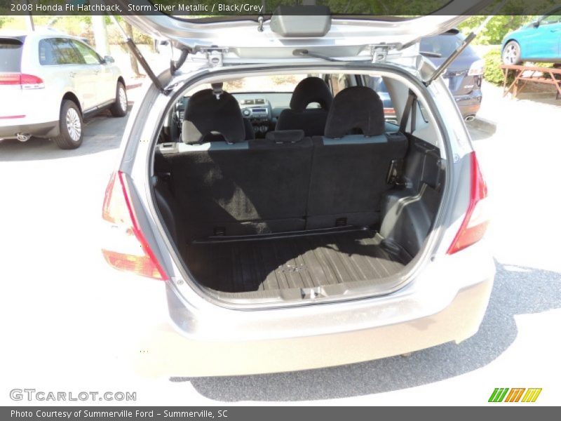 Storm Silver Metallic / Black/Grey 2008 Honda Fit Hatchback