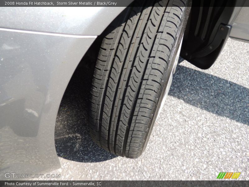 Storm Silver Metallic / Black/Grey 2008 Honda Fit Hatchback