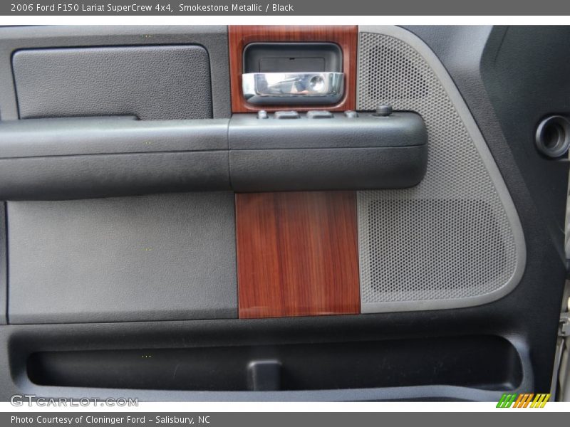 Smokestone Metallic / Black 2006 Ford F150 Lariat SuperCrew 4x4