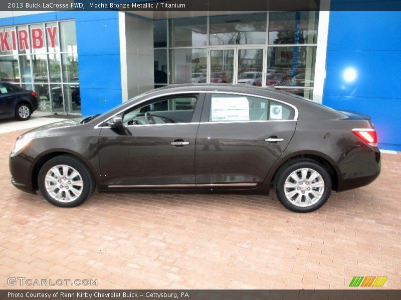Mocha Bronze Metallic / Titanium 2013 Buick LaCrosse FWD