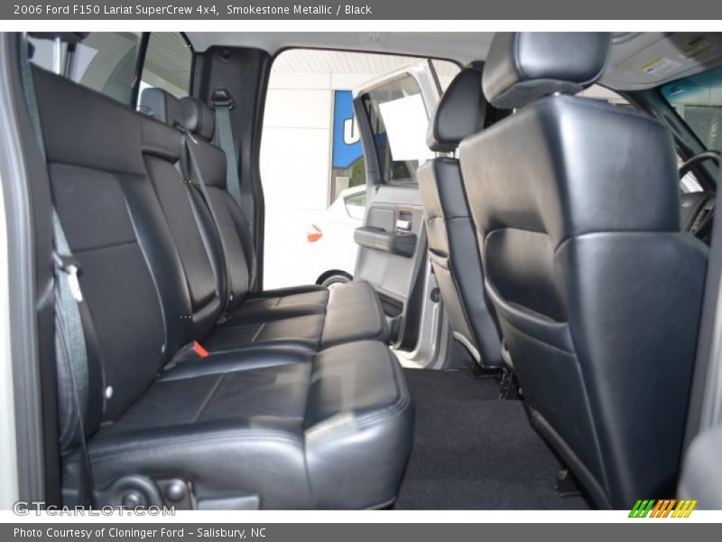 Smokestone Metallic / Black 2006 Ford F150 Lariat SuperCrew 4x4