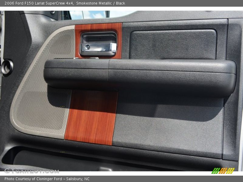 Smokestone Metallic / Black 2006 Ford F150 Lariat SuperCrew 4x4