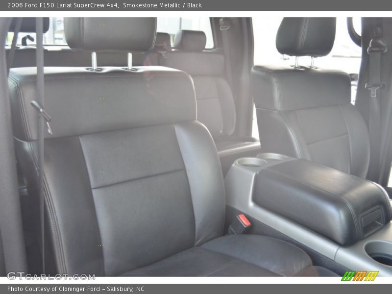 Smokestone Metallic / Black 2006 Ford F150 Lariat SuperCrew 4x4