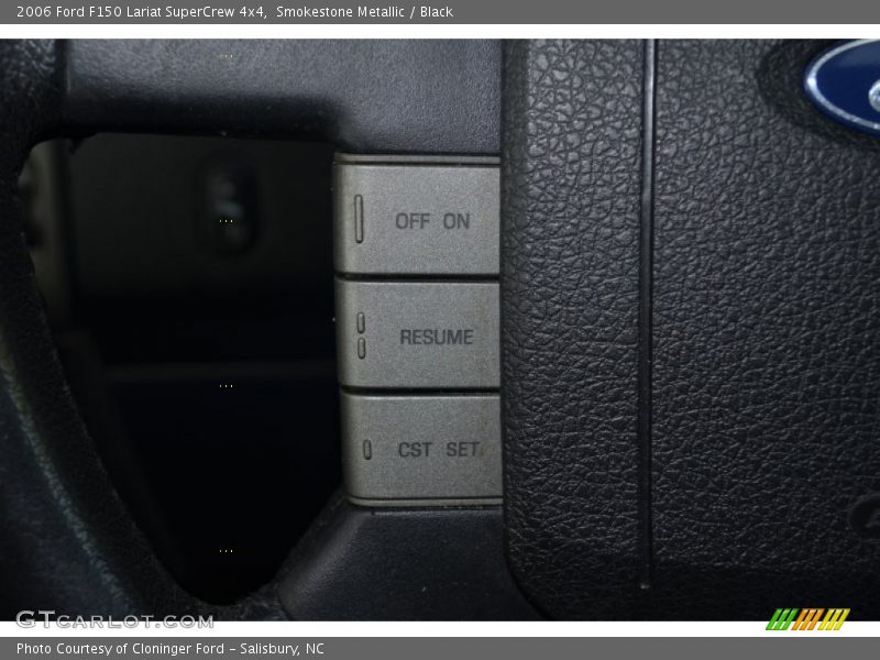 Smokestone Metallic / Black 2006 Ford F150 Lariat SuperCrew 4x4