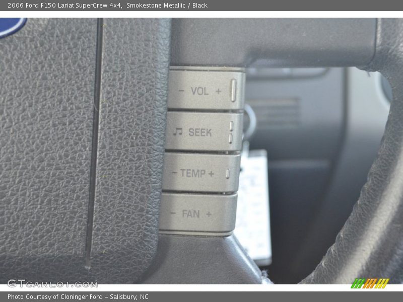 Smokestone Metallic / Black 2006 Ford F150 Lariat SuperCrew 4x4