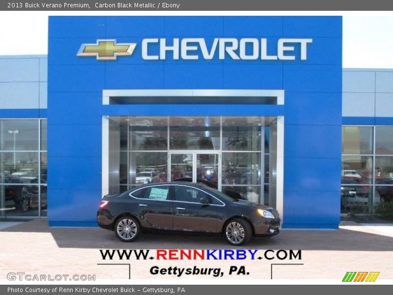 Carbon Black Metallic / Ebony 2013 Buick Verano Premium