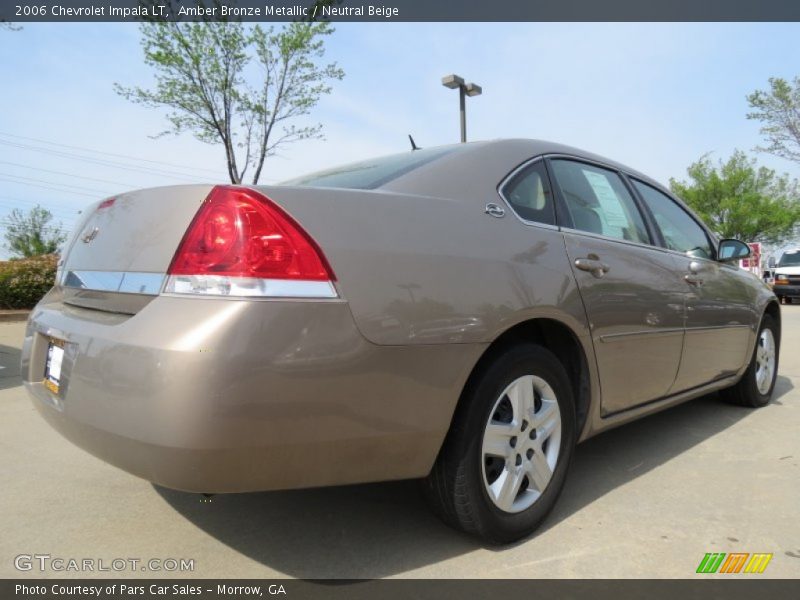 Amber Bronze Metallic / Neutral Beige 2006 Chevrolet Impala LT