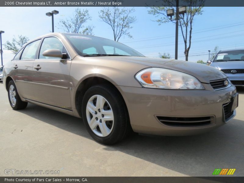 Amber Bronze Metallic / Neutral Beige 2006 Chevrolet Impala LT