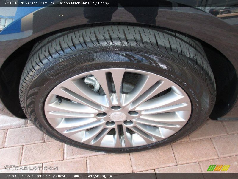Carbon Black Metallic / Ebony 2013 Buick Verano Premium