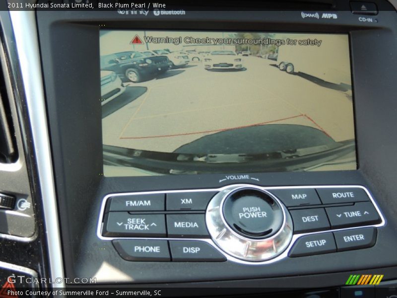 Black Plum Pearl / Wine 2011 Hyundai Sonata Limited