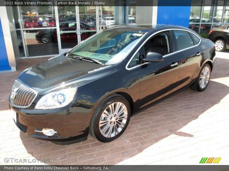 Carbon Black Metallic / Ebony 2013 Buick Verano Premium