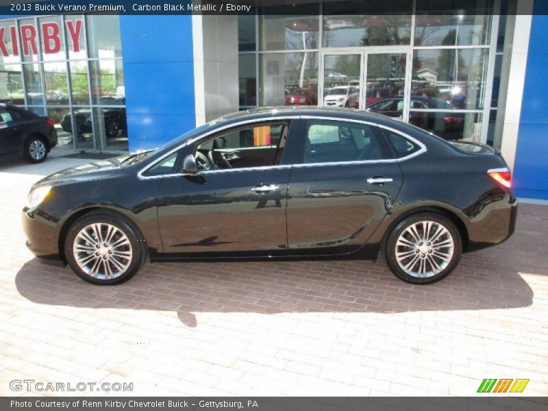 Carbon Black Metallic / Ebony 2013 Buick Verano Premium
