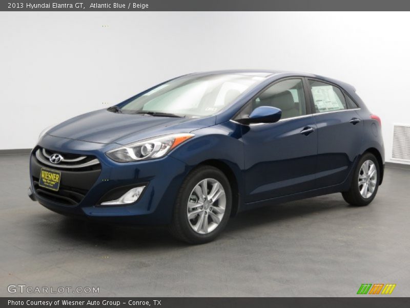 Atlantic Blue / Beige 2013 Hyundai Elantra GT