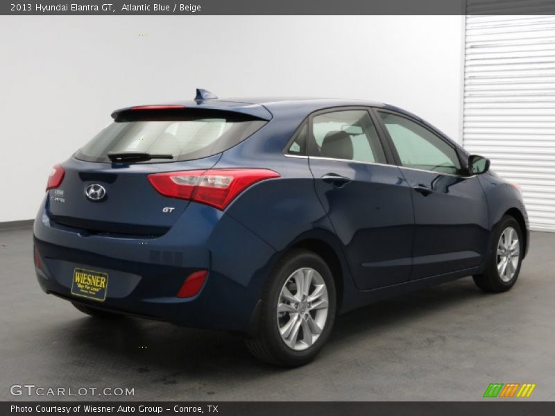 Atlantic Blue / Beige 2013 Hyundai Elantra GT