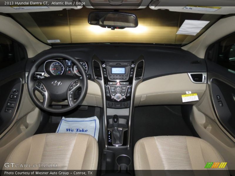 Atlantic Blue / Beige 2013 Hyundai Elantra GT