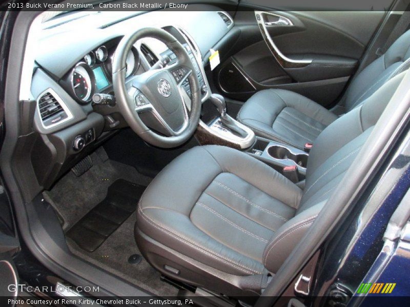  2013 Verano Premium Ebony Interior