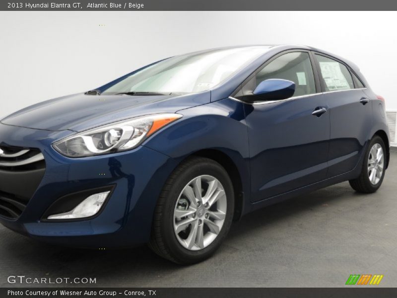 Atlantic Blue / Beige 2013 Hyundai Elantra GT