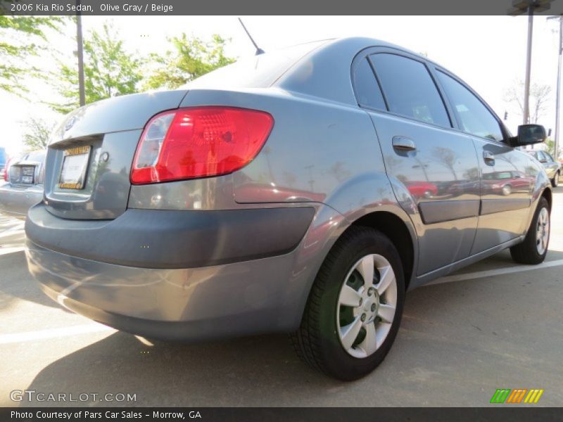 Olive Gray / Beige 2006 Kia Rio Sedan