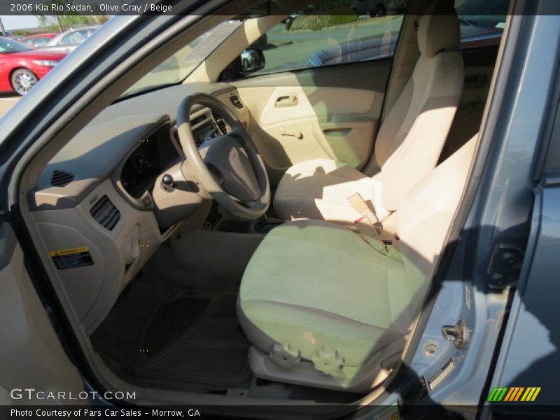  2006 Rio Sedan Beige Interior