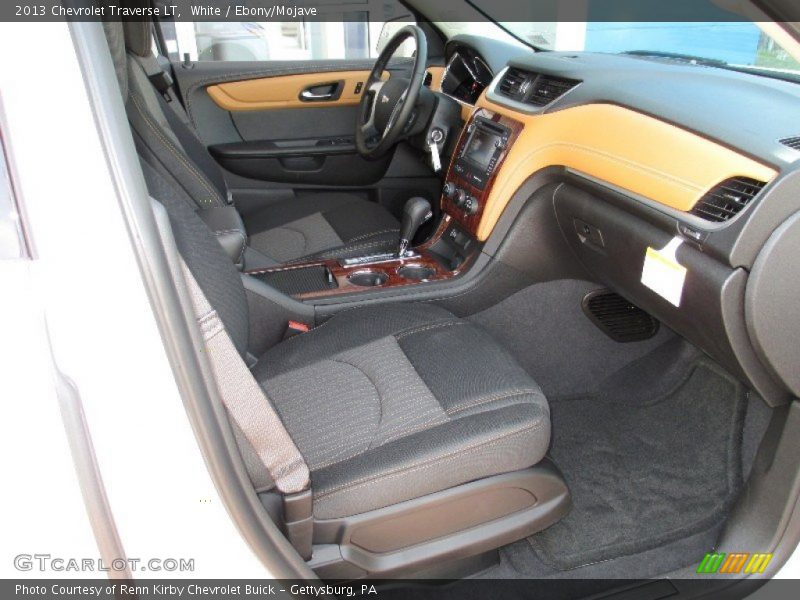 White / Ebony/Mojave 2013 Chevrolet Traverse LT